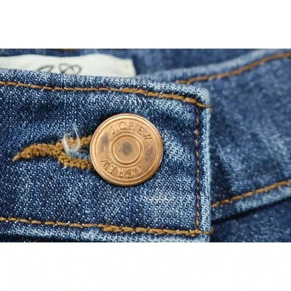 J. Crew Denim Button Down Skirt-Size 28-Dark Wash - Picture 3 of 7